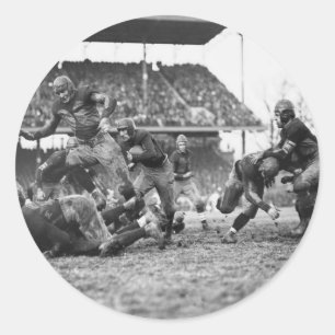 Smash Mouth Football, 1923 Classic Round Sticker