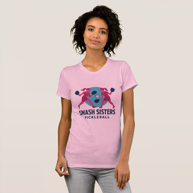 Smash Sisters Pickelball T-Shirt (Front Full)
