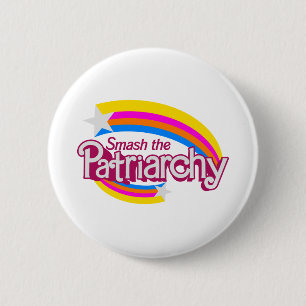 Smash the Patriarchy 6 Cm Round Badge