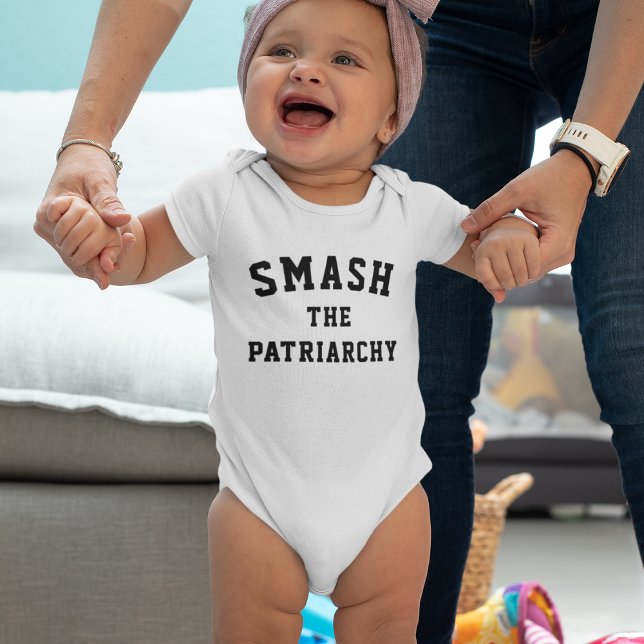 Smash the Patriarchy Baby Bodysuit (Creator Uploaded)
