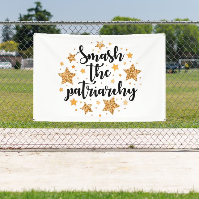 Smash The Patriarchy! Banner (Insitu)