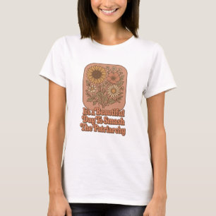 Smash the Patriarchy Floral Feminist T-Shirt