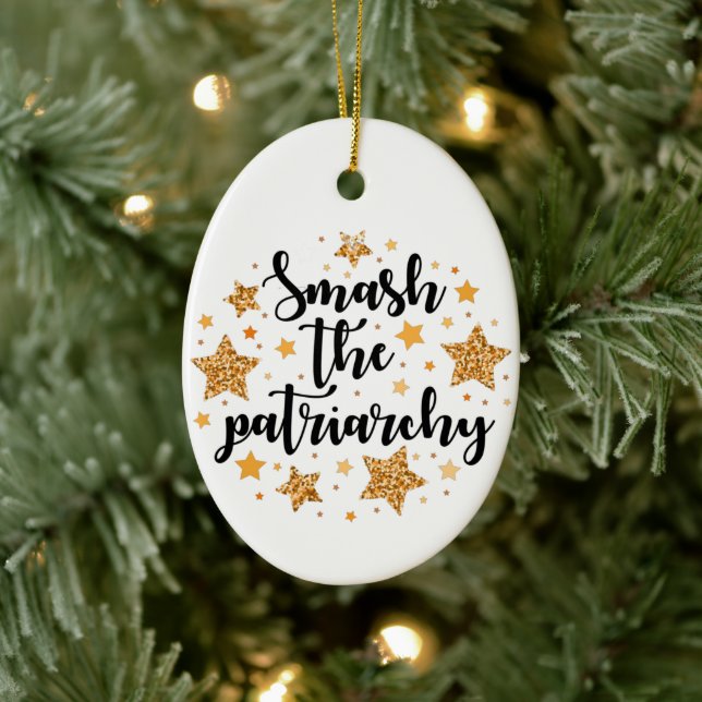 Smash The Patriarchy! Ornament (Tree)