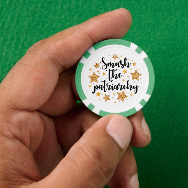 Smash The Patriarchy! Poker Chips (Hand)