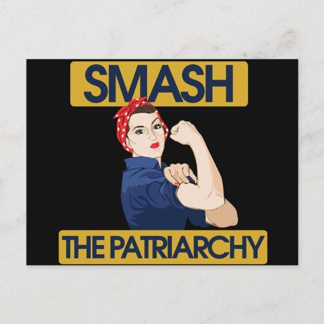 Smash the Patriarchy Postcard (Front)