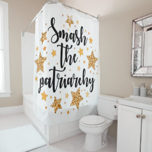 Smash The Patriarchy! Shower Curtain