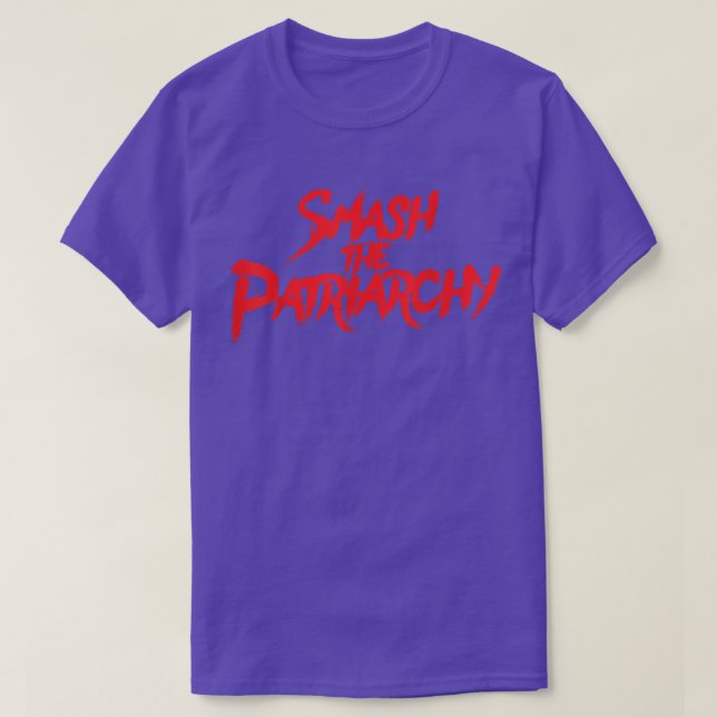 Smash The PatriarchyFeministFeminism Tee5493  T-Shirt (Design Front)