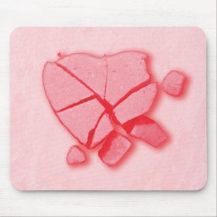 Smashed Candy Heart Mouse Mat