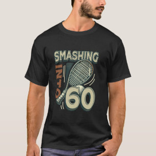 Smashing Into 60 Years Squash Lover 60th Birthday T-Shirt