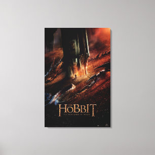 SMAUG™ Encircles BILBO BAGGINS™ Canvas Print