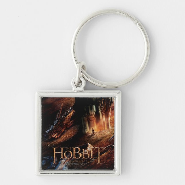 SMAUG™ Encircles BILBO BAGGINS™ Key Ring (Front)
