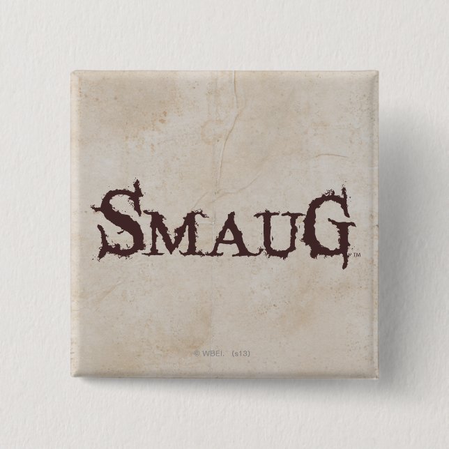 SMAUG™ Name 15 Cm Square Badge (Front)