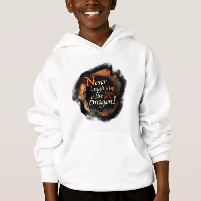 SMAUG™ - Never Laugh Logo Graphic (Front)