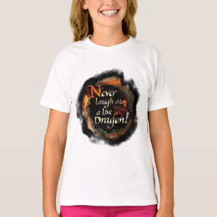 SMAUG™ - Never Laugh Logo Graphic T-Shirt