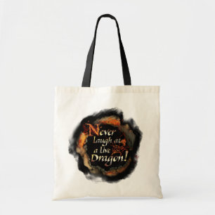 SMAUG™ - Never Laugh Logo Graphic Tote Bag
