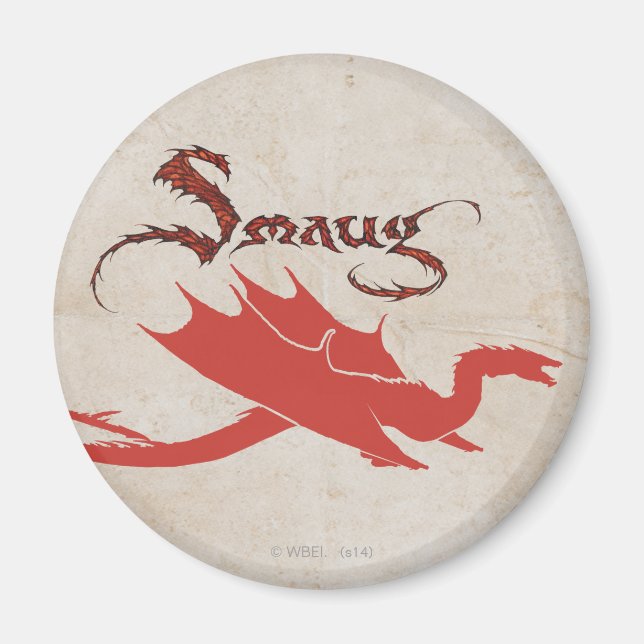 SMAUG™ Silhouette & Name Magnet (Front)