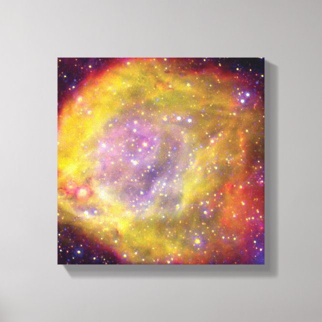 SMC WR7 Binary Star Nebula - Hubble Space Photo Canvas Print (Front)
