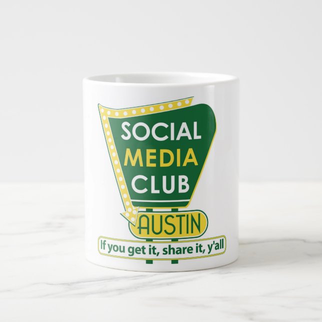 SMCAustin Jumbo Coffee Mug (Front)