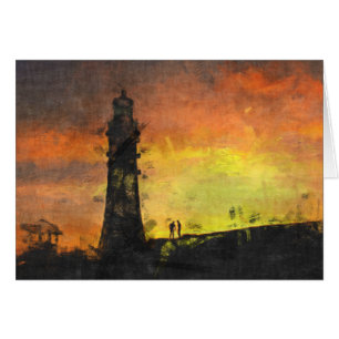Smeaton's Tower at Sunset