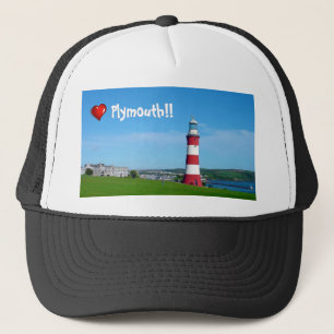 Smeaton's Tower, Plymouth Hoe Trucker Hat