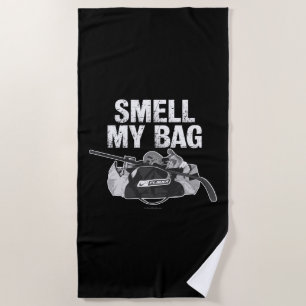 Smell My Bag (hockey stench) Beach Towel