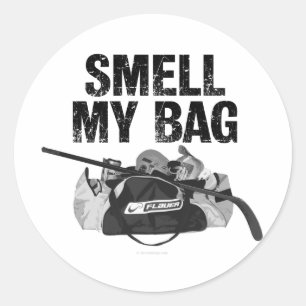 Smell My Bag (Hockey Stench) Classic Round Sticker