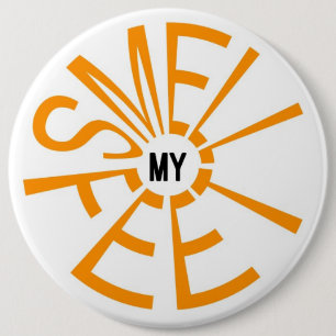 Smell my Feet Halloween Button