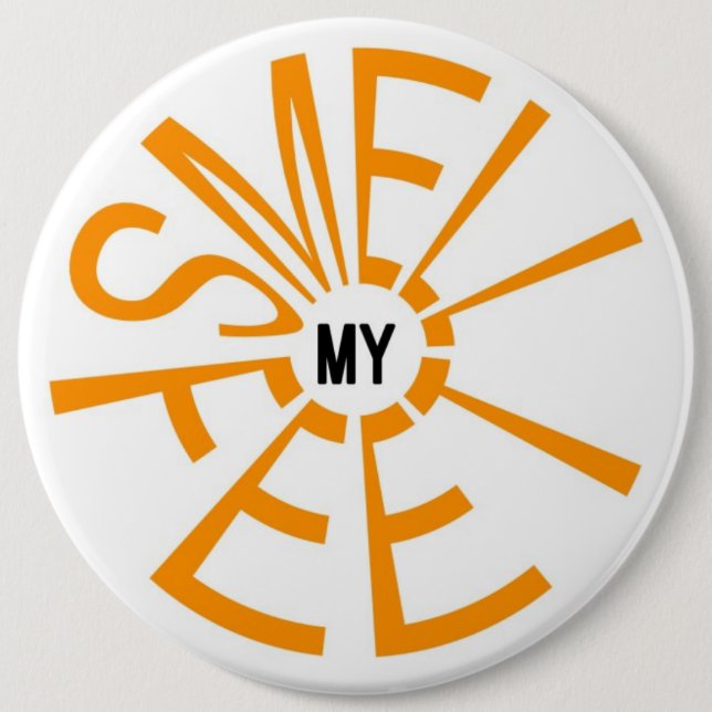 Smell my Feet Halloween Button (Front)