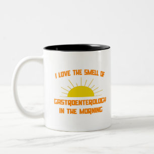 Smell of Gastroenterology in the Morning Two-Tone Coffee Mug