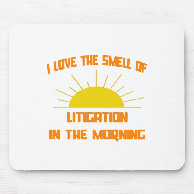 Smell of Litigation in the Morning Mouse Mat (Front)