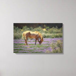 Smell the flowers, canvas print
