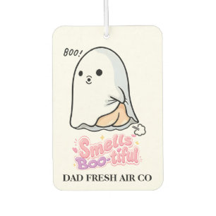 Smells Boo-tiful Cute Spooky Ghost  Car Air Freshener