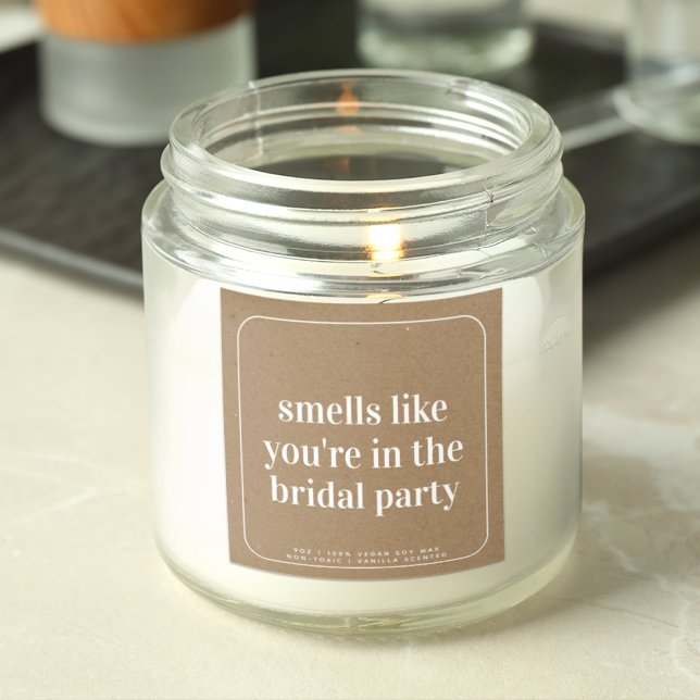 Smells Like Bridal Party Candle Label (Creator Uploaded)