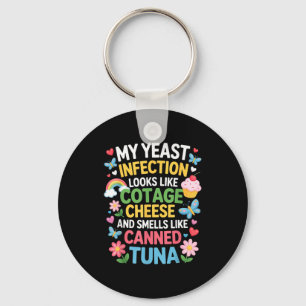 Smells Like Canned Tuna Inappropriate Humor Saying Key Ring