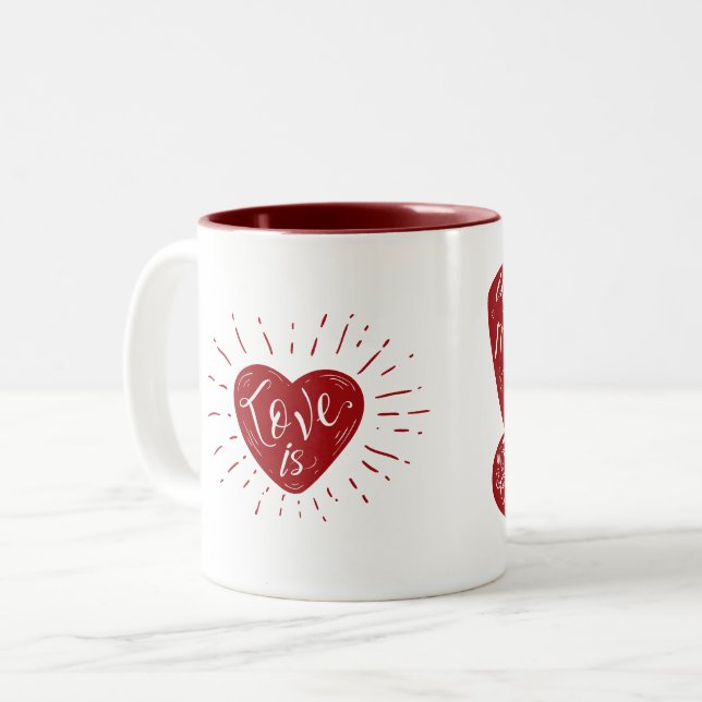 Smells Like Coffee Two-Tone Coffee Mug (Front Left)
