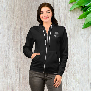 Smells Like Coffee Womens Full-Zip Hoodie