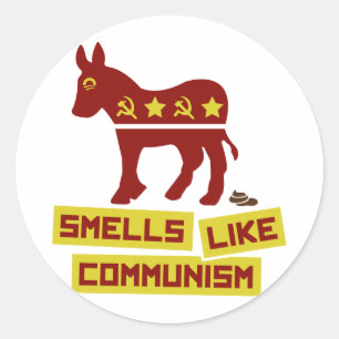Smells Like Communism Classic Round Sticker