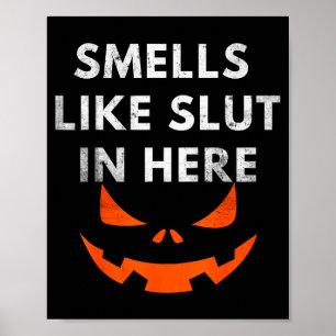 Smells Like In Here, Offensive Humor, Funny Hallow Poster