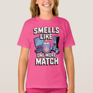 Smells Like One More Match PC Gamer Gift Candle T-Shirt