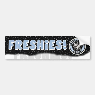 Smells Like Snow! Freshies Bumper Sticker