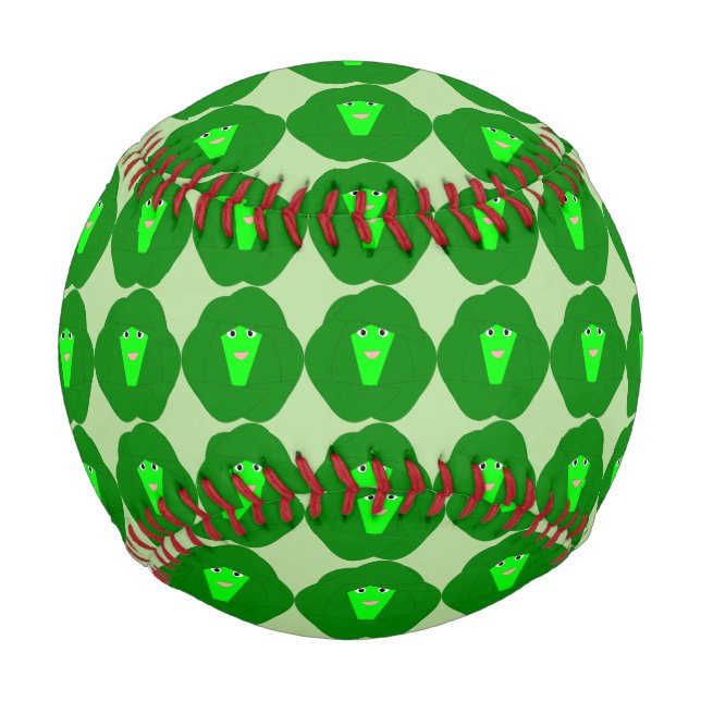 Smelly Christmas Brussels Sprout Baseball (Front)