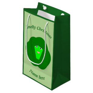 Smelly Christmas Brussels Sprout Custom Gift Bag