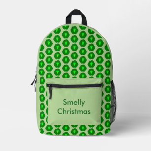 Smelly Christmas Brussels Sprout Custom Printed Backpack