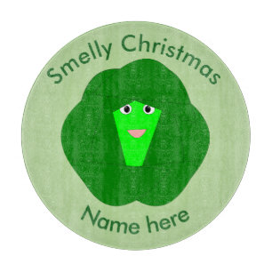 Smelly Christmas Brussels Sprout Cutting Board