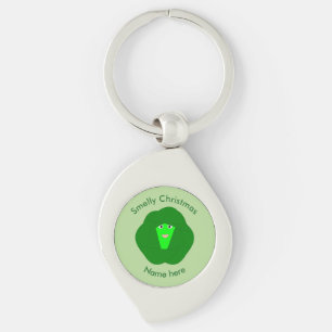 Smelly Christmas Brussels Sprout Keychain
