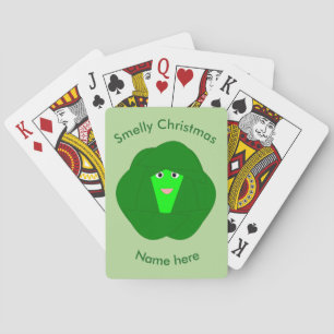 Smelly Christmas Brussels Sprout Playing cards