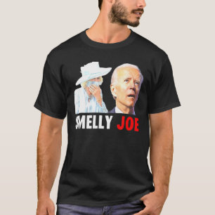 Smelly Joe Biden Camilla Funny Fart T-Shirt