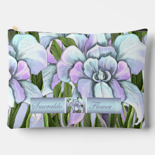 Smeraldo flower accessory pouch