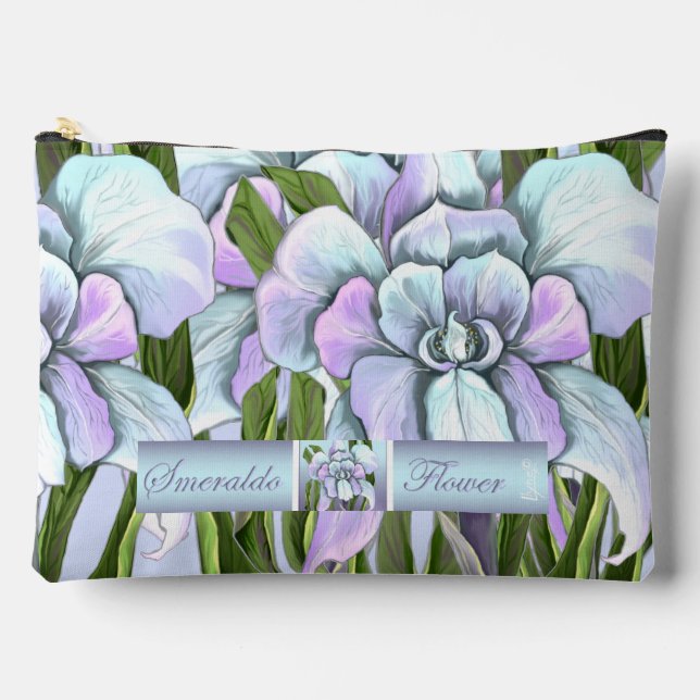 Smeraldo flower accessory pouch (Front)