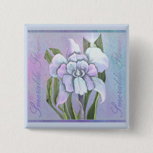 Smeraldo Flower Button